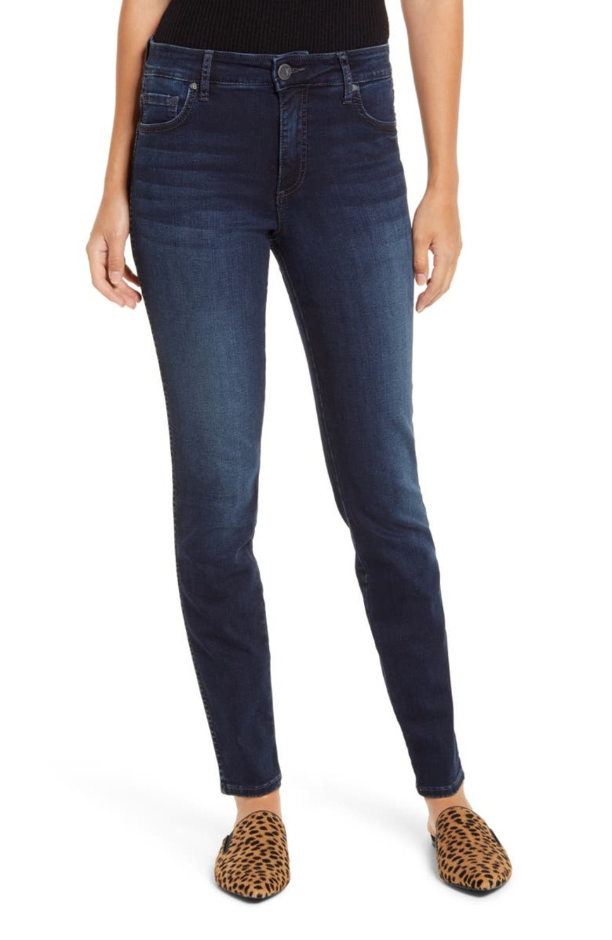 Kut from the Kloth Women's Diana Fab Ab High Rise Skinny Jeans Blue Size 2